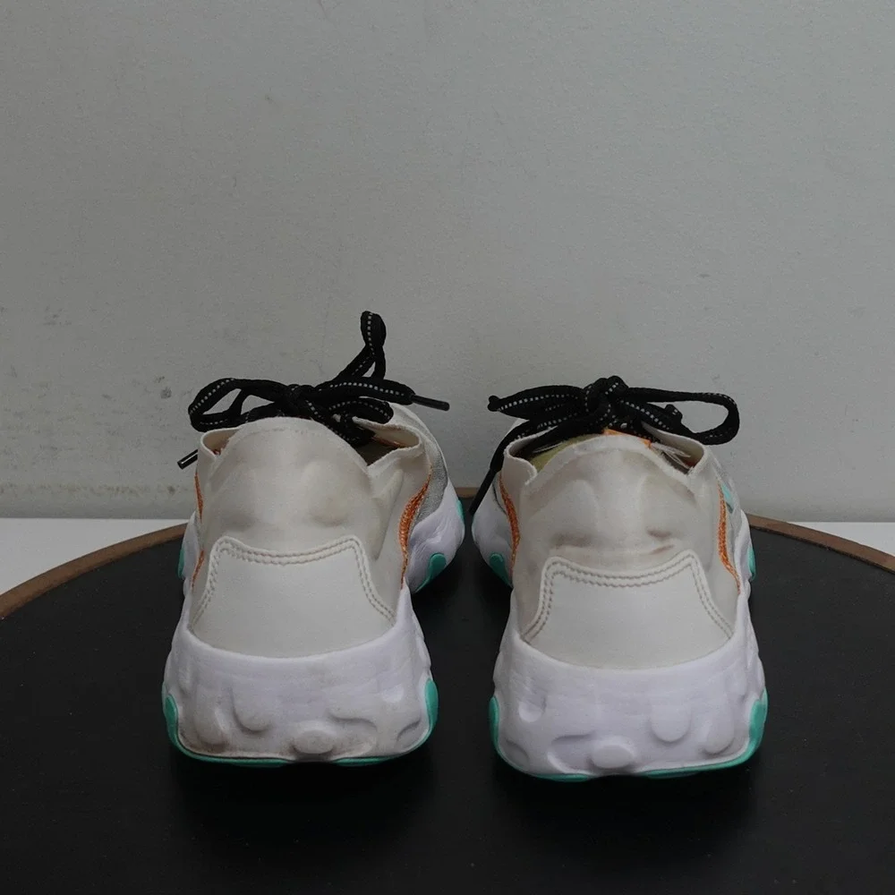 Nike React WR ISPA Women 9 Running Shoes White‎ Gray Teal Lightweight Casual